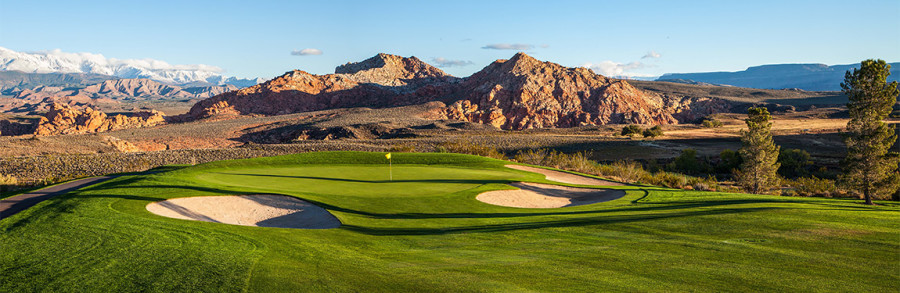 16 Green @ Sky Mountain Golf Course - St. George Utah Golf - Photo By - Brian Oar - @brianoar