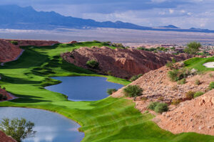 Overlooking Wolf Creek Golf Club - Mesquite, Nevada - Photo by Brian Oar - All Rights Reserved
